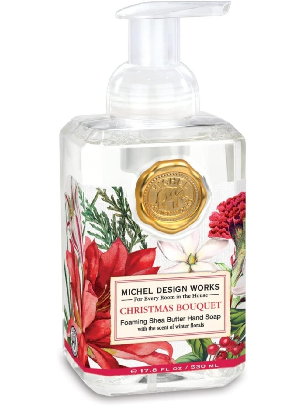Christmas Bouquet Foaming Hand Soap - Luxurious Holiday Scent, Gift-Ready